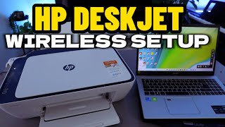 HP DESKJET Wireless Setup A Step by Step Guide [upl. by Karita]