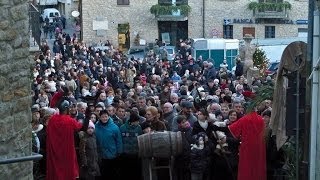 Presepe vivente nel borgo antico a Zavattarello Pavia [upl. by Diogenes]