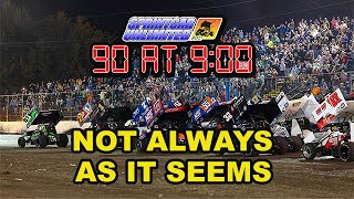 SprintCarUnlimited 90 at 9 for Tuesday October 29th World of Outlaws under fire but [upl. by Manvel]