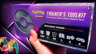 Pokemon TCG NEW Trainers Toolkit 2022 edition Unboxing [upl. by Airetnohs]