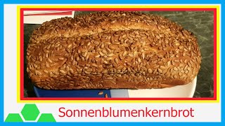 Sonnenblumenkernbrot  Brot mit Sonnenblumenkernen selber machen  Kochkurs 8K  4320p [upl. by Lean]