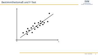 Regression Bestimmtheitsmaß und FTest  Theorie [upl. by Anairuy]