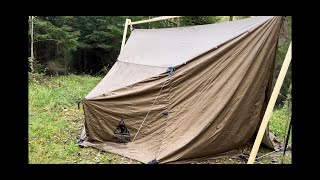 OneTigris Cozshack Hammock Hot tent unboxing and first set up [upl. by Llirred]