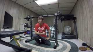 In Depth Product Review Of Golds Gym XRS20 Olympic Bench [upl. by Alyal553]