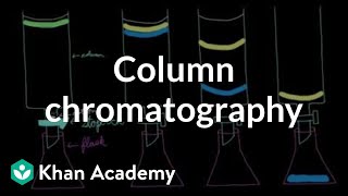 Column chromatography  Chemical processes  MCAT  Khan Academy [upl. by Helga827]