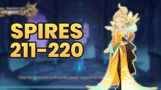 SPIRES OF ASCENSION FLOOR 211220 Guide  Summoners War Chronicles [upl. by Karp]