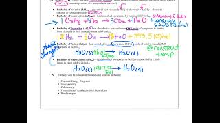 Enthalpy of Reactions with Stoich [upl. by Jamilla]