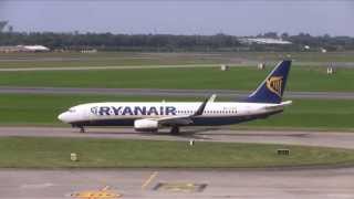 Ryanair Aircraft in Action [upl. by Moffit179]