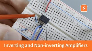 Inverting and Noninverting Amplifiers  Opamps  Basic Circuits 13 [upl. by Omissam]