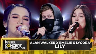 Alan Walker X Emelie Hollow X Lyodra  Lily  INDONESIAN TELEVISION AWARDS CONCERT CELEBRATION 2023 [upl. by Plank]