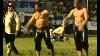 Oil Wrestling 1996 yılı Kırkpınar Finali Ahmet Taşçı  Cino Mehmet [upl. by Nnairet]