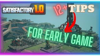 12 Tips for Early Game in Satisfactory 10  Tips and Tricks [upl. by Danie]