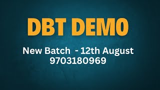 What is DBT  Data Build Tool  DBT Demo Video  New Batch  Aug 12th [upl. by Persons]