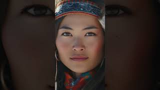 Mongolian Mystique 🇲🇳 🇲🇳 🇲🇳 🇲🇳🌟 Beautiful Ethnic Mongolian Woman Cultural Portrait Global Facescapes [upl. by Camilla]