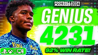 Brazils GENIUS 4231 FM24 Tactics 92 Win Rate FM24 Best Tactics [upl. by Onairda]