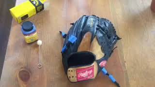 How To Dye a Baseball Glove [upl. by Lerred]