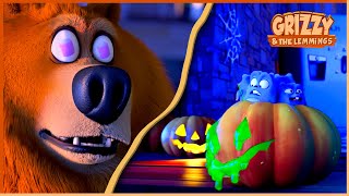 Grizzy amp the lemmings 🎃 Halloween Compilation 🎃 Cartoon for Kids [upl. by Debbie]