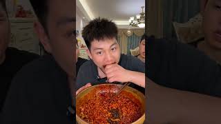 Full Spicy Noodle amp Stick Food Fighter shorts food challenge [upl. by Allesor]