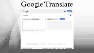 Google Translate [upl. by Newbold]