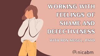 Working with Feelings of Defectiveness and Shame – with Ron Siegel PsyD [upl. by Apeed]