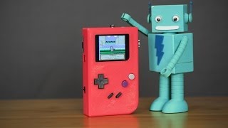 DIY Raspberry Pi Gameboy  3D Printed 3DPrinting Adafruit [upl. by Hayyikaz]