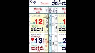 Bharatheeya Panchanga Calendar Kannada Manual [upl. by Hairas]