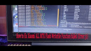 How to fix Xiaomi ALL MTK Flash Writefile Function failed Error31 [upl. by Lorre]