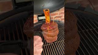 Reverse Seared Pork Chops  Kamado Joe Classic II grilling recipes [upl. by Angel146]