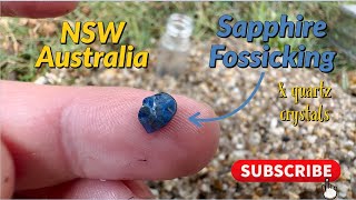 Fossicking for Sapphires Glen Elgin NSW Australia July 2023 [upl. by Egduj]