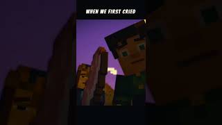 Reuben’s Death  Minecraft Story Mode Edit  minecraft edit nostalgia [upl. by Trbor210]