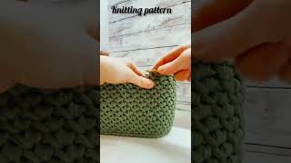 Crochet bag design tutorial shortsviral shortvideo diy handmade [upl. by Eisseb793]