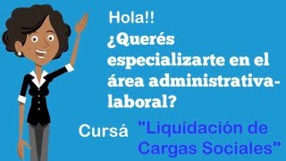 Liquidación de Cargas Sociales [upl. by Gualtiero]