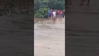 Asi la crecida del arroyo en Cabañas Acayucan Veracruz [upl. by Sirehc97]