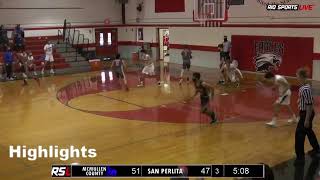 HIGHLIGHTS Boys Basketball  San Perlita vs McMullen County 21321 [upl. by Ecneitap]