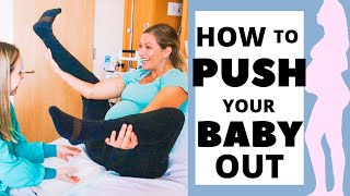 How to PUSH during labor  Best positions to push baby out [upl. by Rehpotsirhk]