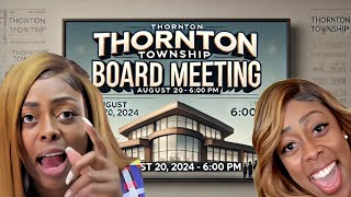 Thornton Township Board of Trustees Meeting on August 20 2024 thornton dolton tiffany henyard [upl. by Standish938]