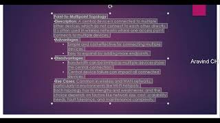 Lesson 15 what is point to multi point topology in Networking [upl. by Stovall824]