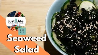 How to Make Seaweed Salad  Recipe  Just8ate [upl. by Nelak50]