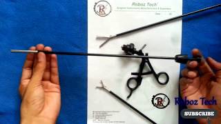 laparoscopic instruments 2018  assembling video clip Made By Roboz Tech Surgical Manufacturing [upl. by Ahsen]