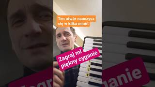 Ten utwór nauczysz się w kilka minut🎵 Zagraj mi piękny cyganie akordeon tutorial piano accordion [upl. by Wesla]