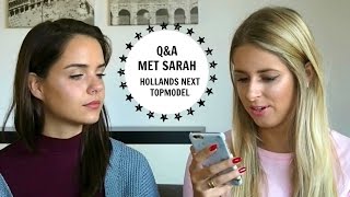 QampA MET SARAH  HOLLANDS NEXT TOPMODEL  Lieke Biemans [upl. by Luamaj]