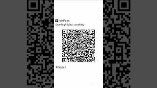 Ibispaintx brush qr code p3art ibispaintx shortsvideo shortvideo digitalart drawing [upl. by Htebasile]