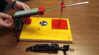 Knife sharpening jig DIY [upl. by Nnylylloh]