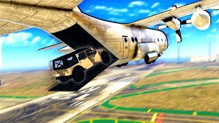 Incredible Cargo Plane Escape after Stealing 2000000 from the Military in GTA 5 [upl. by Tsenre]