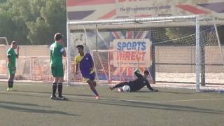 BSK vs KES Leonard Vizitiu gooooooool  Final ISAK Kuwait CUP 2016 NOV [upl. by Haibot]