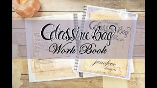 How to Make A Work BookGlassine Bag by jenofeve designs [upl. by Brine]