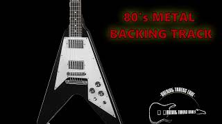 80s Metal Backing Track  Eb minor 120 BPM [upl. by Einuj629]