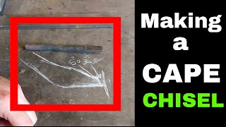 How to Make Cape Chisel Inlay Chisel for a Project [upl. by Yrelle108]