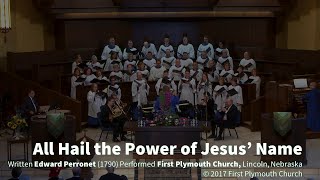 All Hail the Power of Jesus Name Tune Diadem Lyrics [upl. by Weidner880]