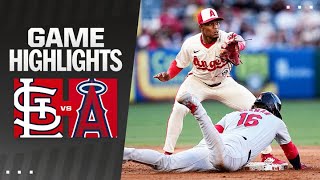 Cardinals vs Angels Game Highlights 51424  MLB Highlights [upl. by Scholem]